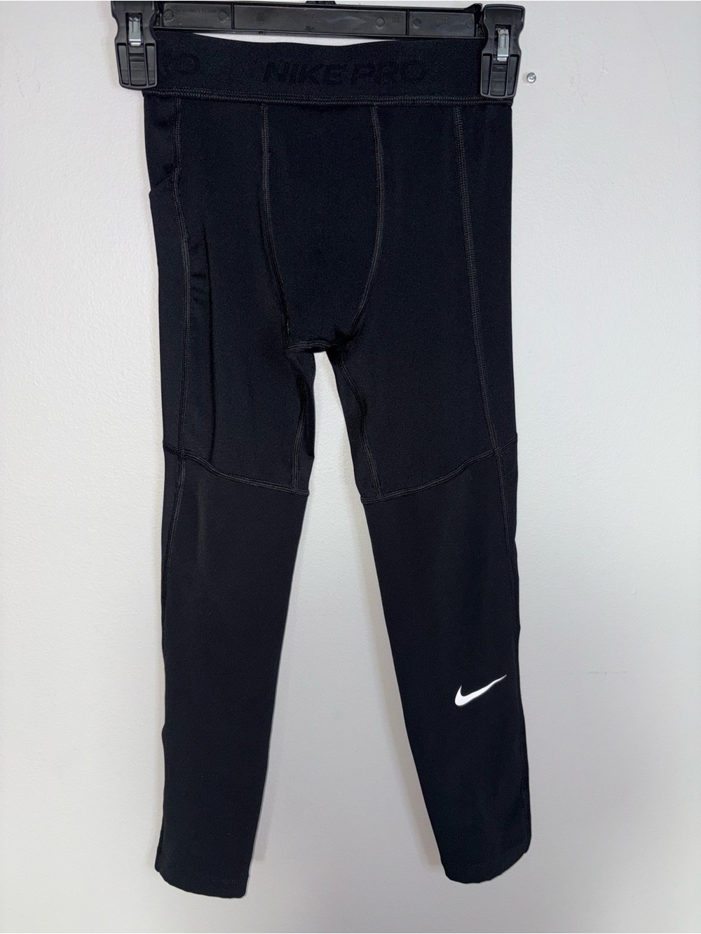 Nike Pro Kids' Black Compression Leggings Small